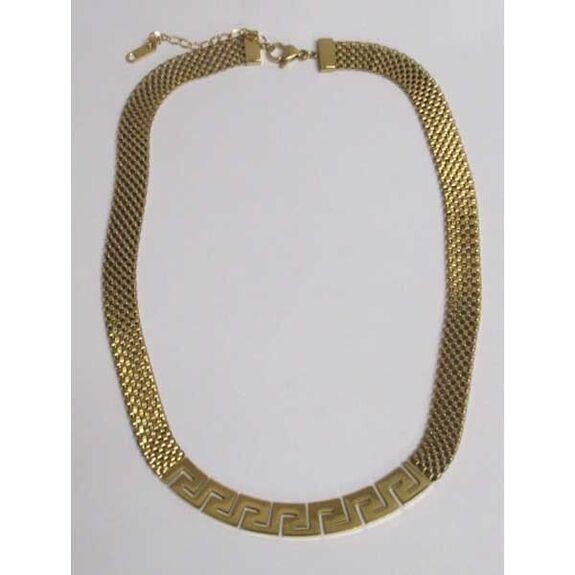 bijoux ras de cou muraille acier