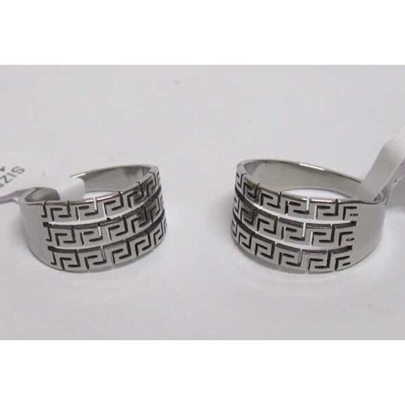 bague 3 rangées muraille en acier