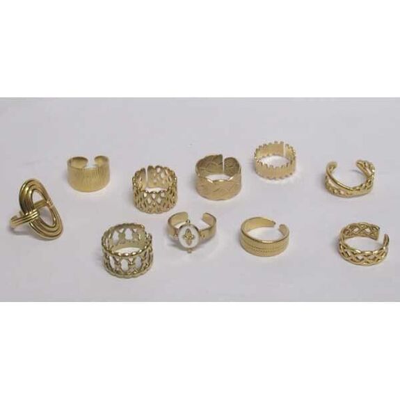 women's steel ring without size