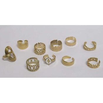 bague sans taille en acier pour femme