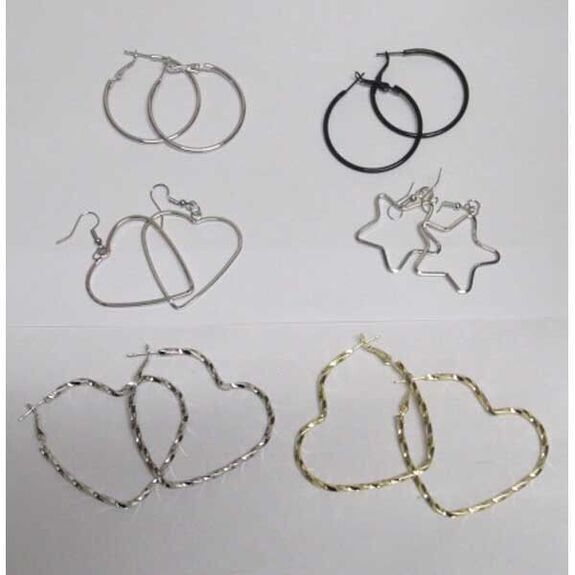 lot bijoux boucles d'oreilles