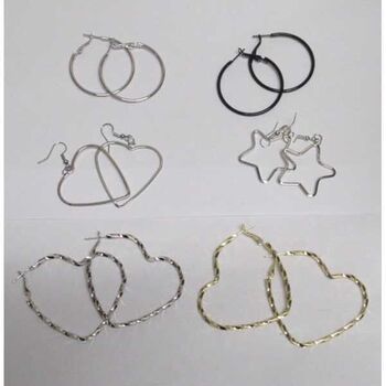 lot bijoux boucles d'oreilles