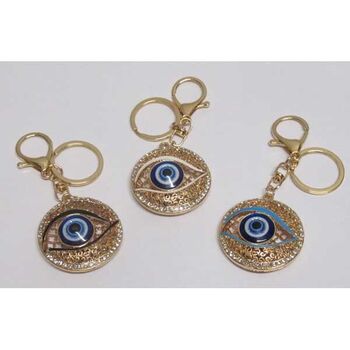 blue eye bag jewelry