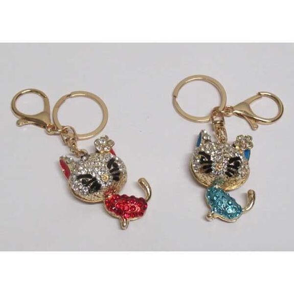 cute cat keychain jewelry