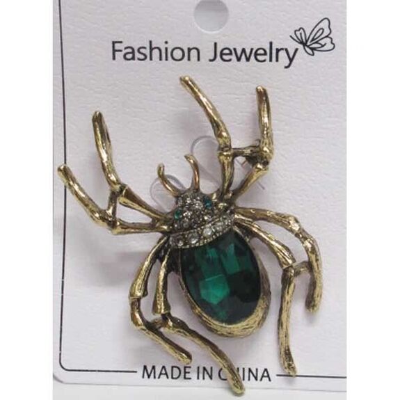 broche bijoux strass scarabée