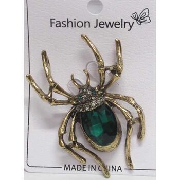 broche bijoux strass scarabée