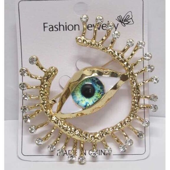 bijoux broche grigri oeil XL