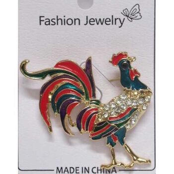 bijoux broche coq national