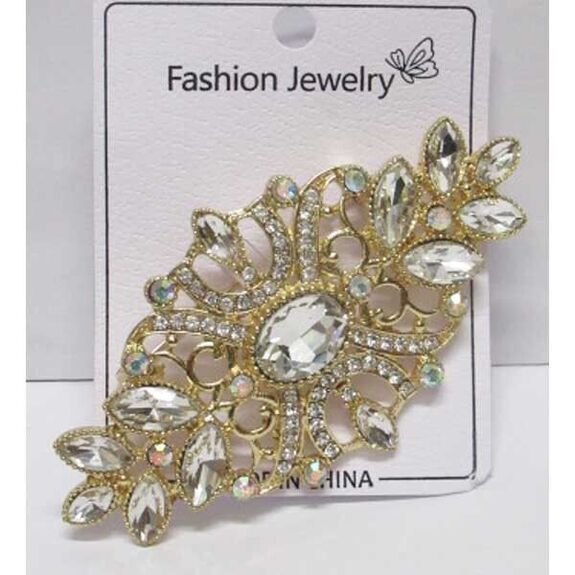 bijoux broche marocain en doré