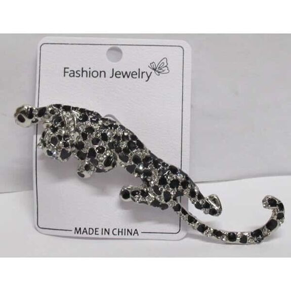 bijoux broche guepard cherchant sa proie