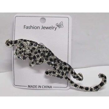 bijoux broche guepard cherchant sa proie