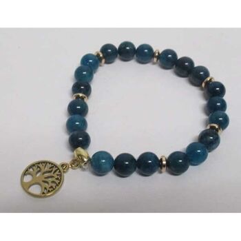 golden apatite tree of life bracelet