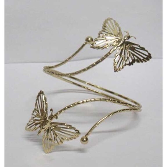 Butterfly flower arm bracelet