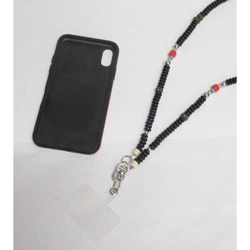 chain jewelry with black washers and a star