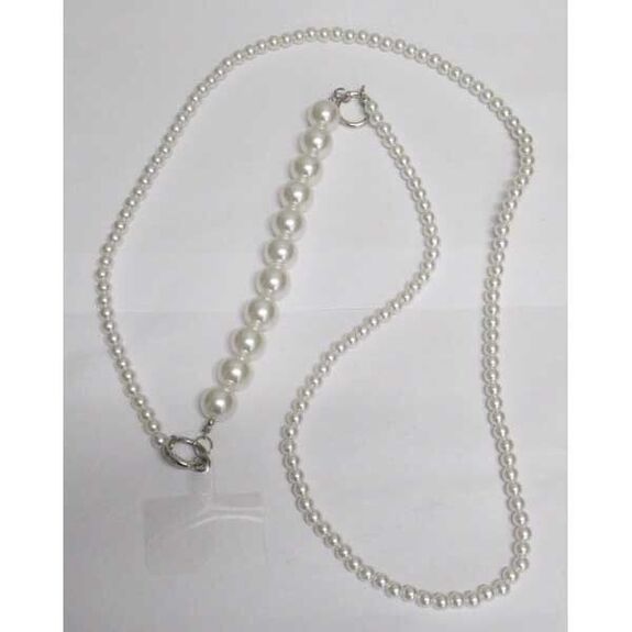 smartphone jewelry, small and large pearls