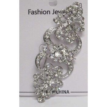 bijoux broche oriental argente