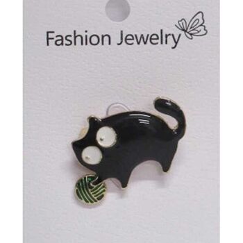 bijoux broche pin's chaton