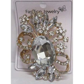 rock crystal brooch jewelry