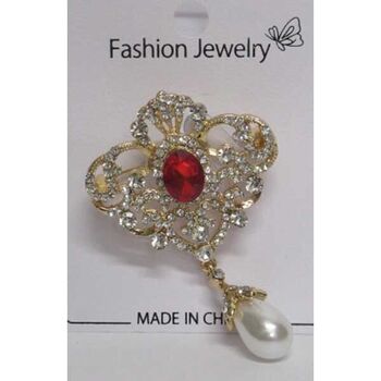 Empress locket brooch