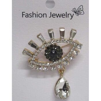 oriental rhinestone brooch pendant