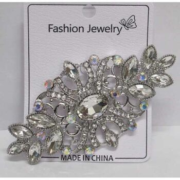 Traditional Moroccan silver brooch jewelry