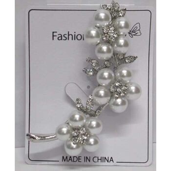 brooch jewelry flowers pearl on branch