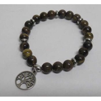 tree of life tiger eye bracelet