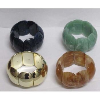 Bijoux femme poignet colorés élastique