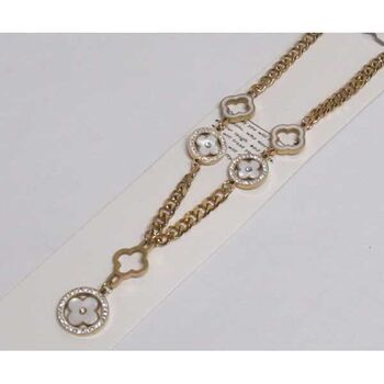 jewelry 3 clover pendants steel