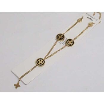 bijoux trefle pendant en acier