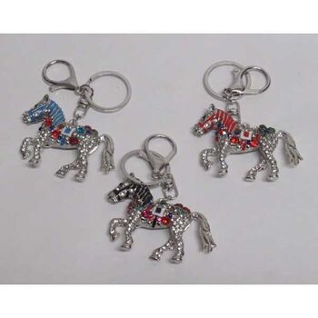 horse jewelry keychain
