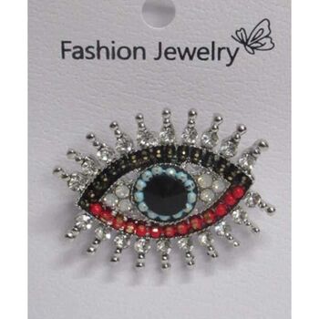 lucky eye brooch