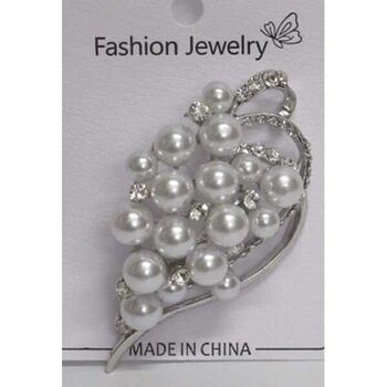 Rhinestone and pearl grape cluster jewelry