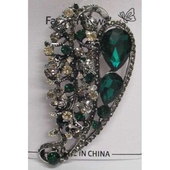 bohemian leaf brooch