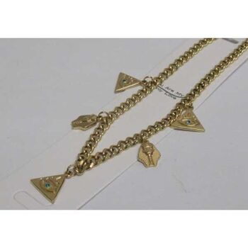 chaîne collier breloques Egypte Antique