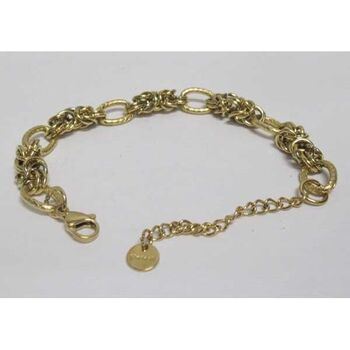 jewelry, various bracelets, gold-plated steel links