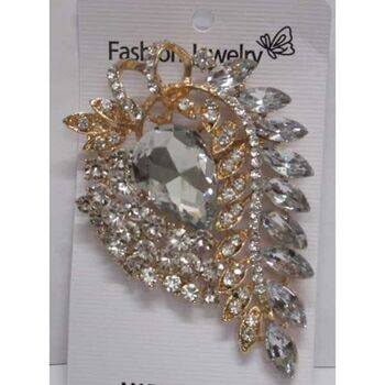 bijoux grande broche cristal cadeau mahorais
