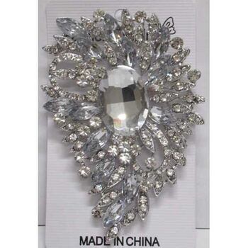 Large bijoux broche