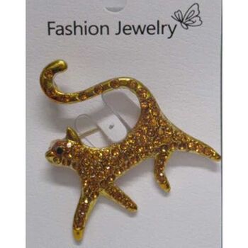 bijoux broche chat errant