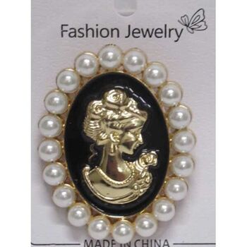 broche camee mondaine