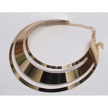 collier cercle ras de cou en doré