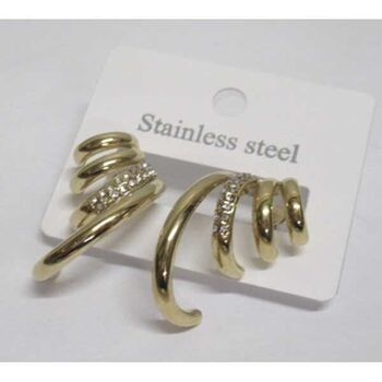 boucles oreilles griffes en acier