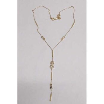 jewelry necklace steel infinity fall rhinestone