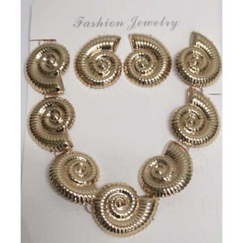 collier bijoux coquillage 2 pièces