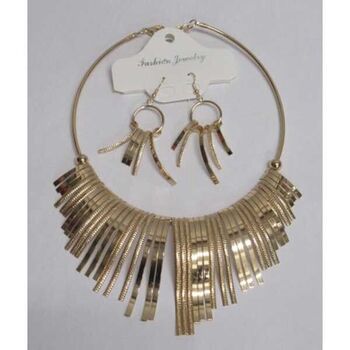 collier bijoux pluie de lances