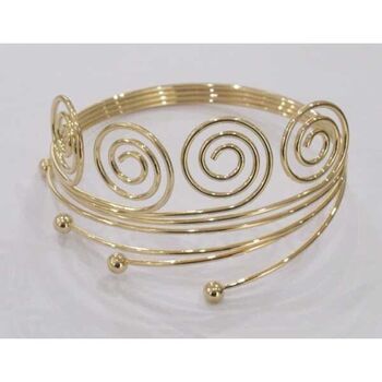 Gold bicep bracelet