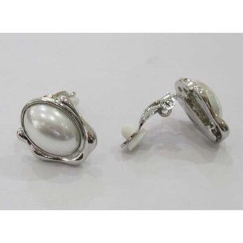 boucles d'oreilles à pince en perle