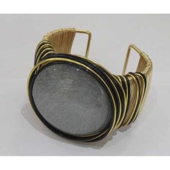 bijoux poignet rond résine et spirale