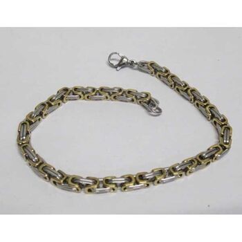 bracelet bijoux fin argent doré acier inoxydable