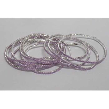 bracelet femme strass rang parme